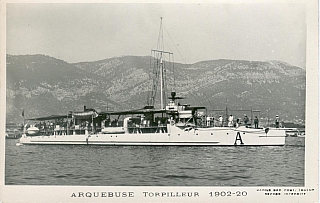Contre-torpilleur ARQUEBUSE 1902